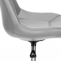 Bürostuhl mit Schalensitz in Grau Kunstleder - Formation