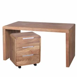 Bürotisch Drolivio aus Akazienholz