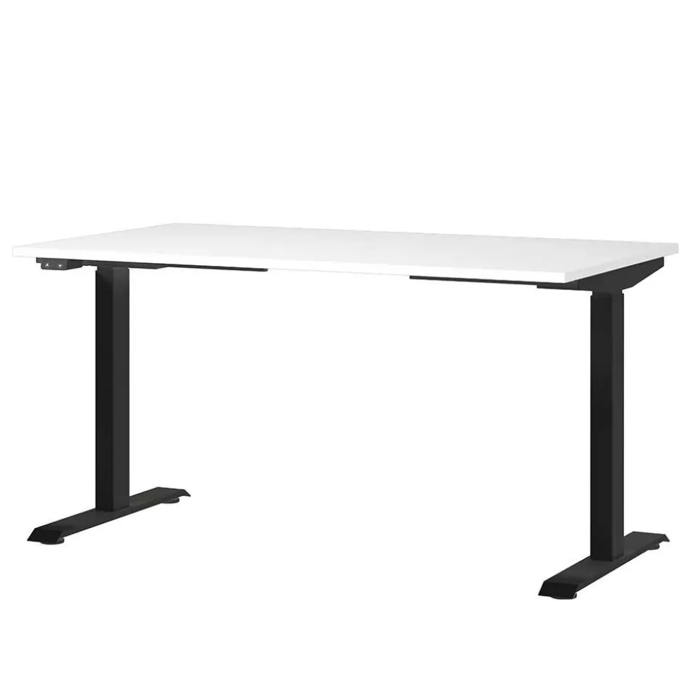 Bürotisch in Weiß und Schwarz - Joina