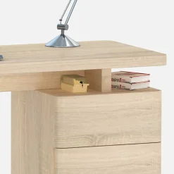Bürotisch Lilina in Eiche Sonoma