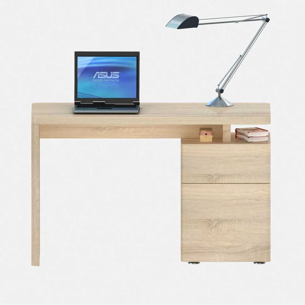 Bürotisch Lilina in Eiche Sonoma