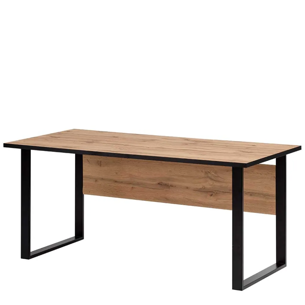 Bürotisch Schreibtisch in Holzoptik Eiche - Zustic