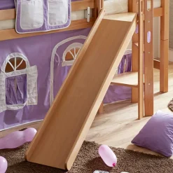 Buchenholz Mädchen Spielbett in Natur - Gravura