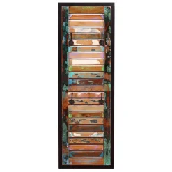 Bunte Flurmöbel im Shabby Chic - Vosbadus (vierteilig)