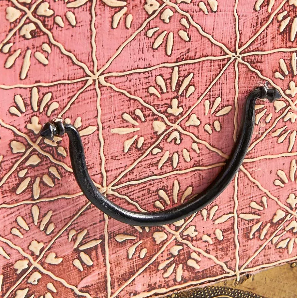 Bunte Holztruhe im Orientalischen Stil - Lilano