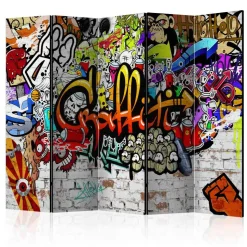 Bunter Paravent für Jugendzimmer - Apulca