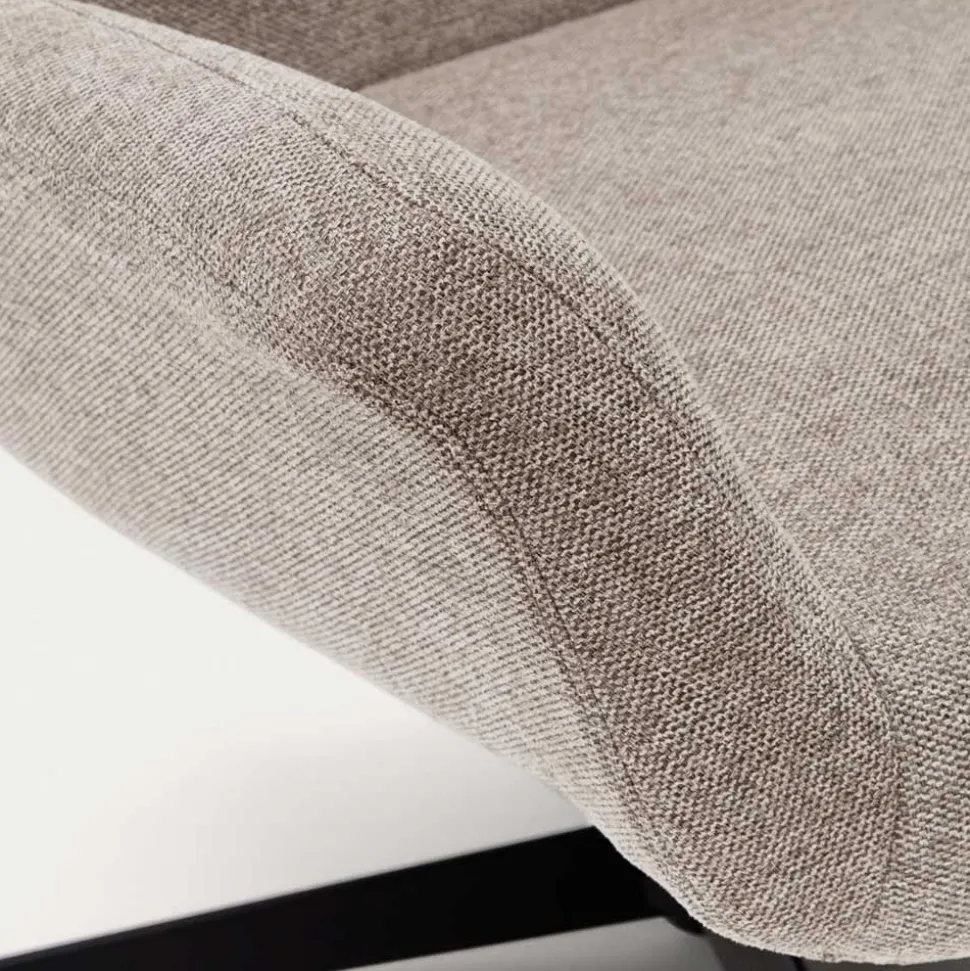 Chenille Loungesessel drehbar - Marocana