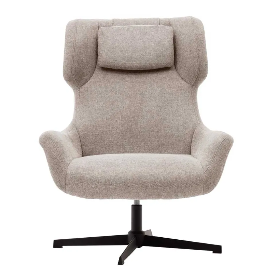 Chenille Loungesessel drehbar - Marocana