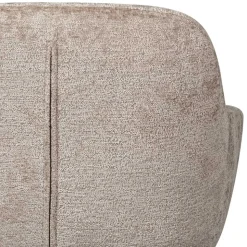 Chenille Schreibtischstuhl in Taupe - Vorius