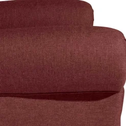 Chesterfield Sessel in Rot und Nussbaum - Giaz