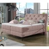 Chesterfield Stoffbett in Hellrosa - Askola