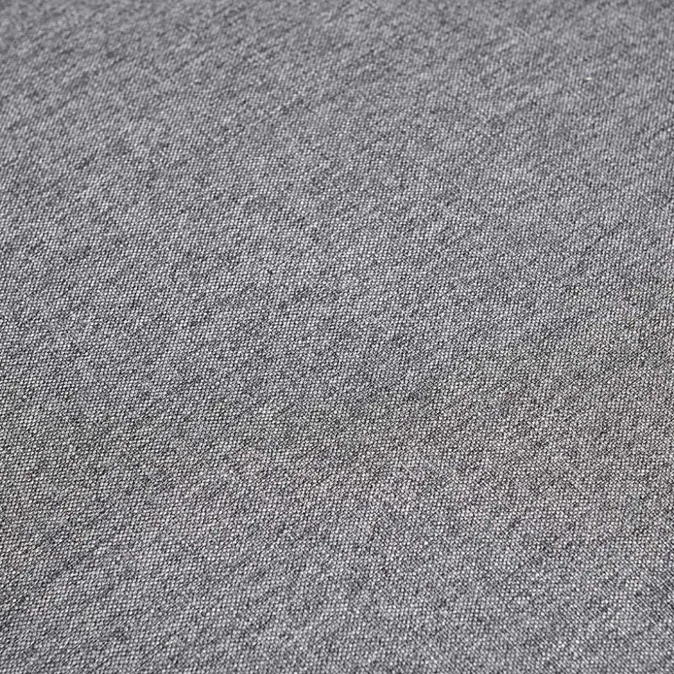 Chesterfield Stuhl in Grau meliert und Schwarz - Menton