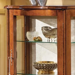 60cm breite Vitrine Barock Agosto 1-türig