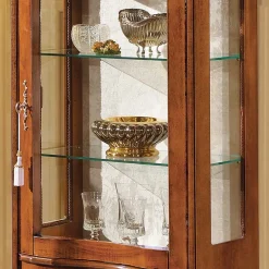 60cm breite Vitrine Barock Agosto 1-türig
