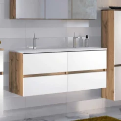 120cm breiter Bad Waschplatz für zwei Personen - Maklesa