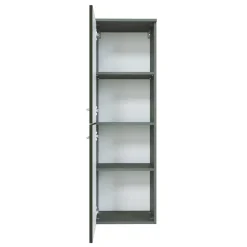 40cm breiter Midischrank fürs Bad Mladen in Hochglanz Dunkelgrau