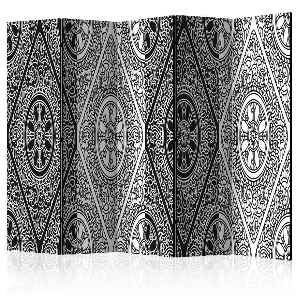 225cm breiter Paravent mit Muster Ethno - Acelya