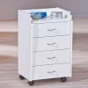 40cm breiter Rollcontainer mit vier Schubladen - Gomata