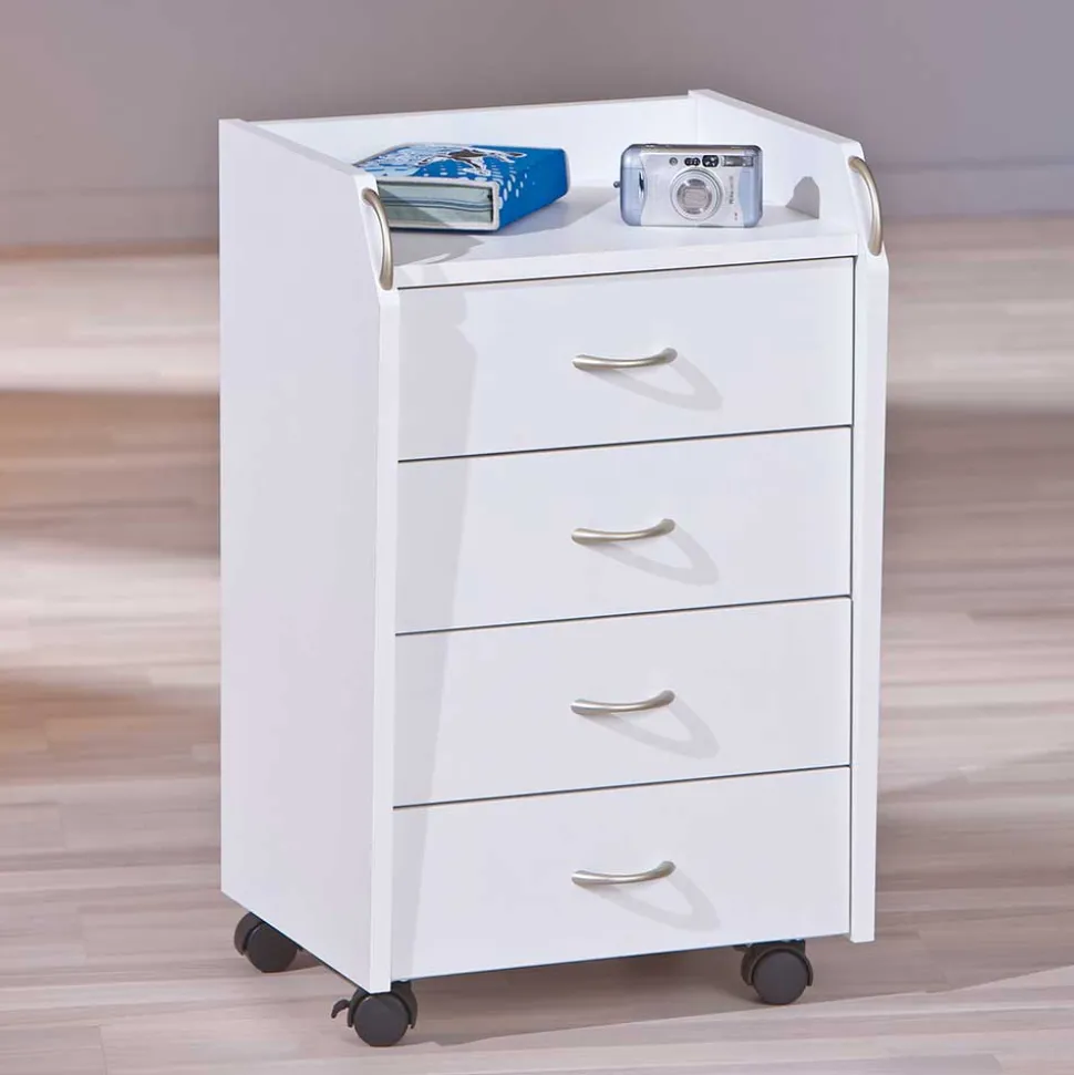 40cm breiter Rollcontainer mit vier Schubladen - Gomata