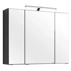 80cm breiter Waschtisch & Spiegelschrank - Juventuda (zweiteilig)