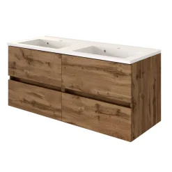 120cm Doppelwaschtisch in Wildeiche - Iliam