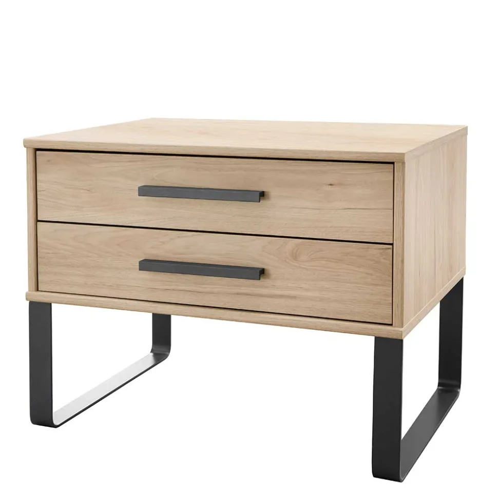 48cm hohe Nachtkommode zweifarbig - Licruva