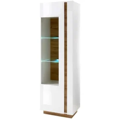 194cm hohe Vitrine zweifarbig - Myrda I