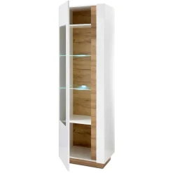 194cm hohe Vitrine zweifarbig - Myrda I