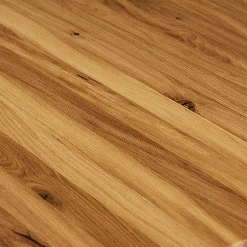 48cm hoher Holz Couchtisch aus Wildeiche - Eavy