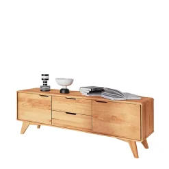 40cm hohes Lowboard in Kernbuche - Junola