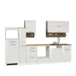 310cm Küche Zeile ohne E-Geräte - Cuneo (zehnteilig)