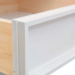 130cm Landhauskommode mit Glaseinsatz - Manipur