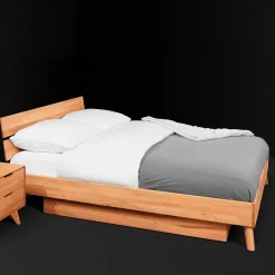 220cm langes Einzelbett mit Bettkasten - Junola III
