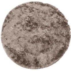 200cm runder Teppich in Hellbraun - Laans