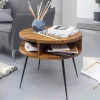 60cm runder Wohnzimmer Beistelltisch aus Sheesham - Pastilla