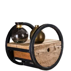 30cm Rundes Wandregal mit Schublade - Ultina