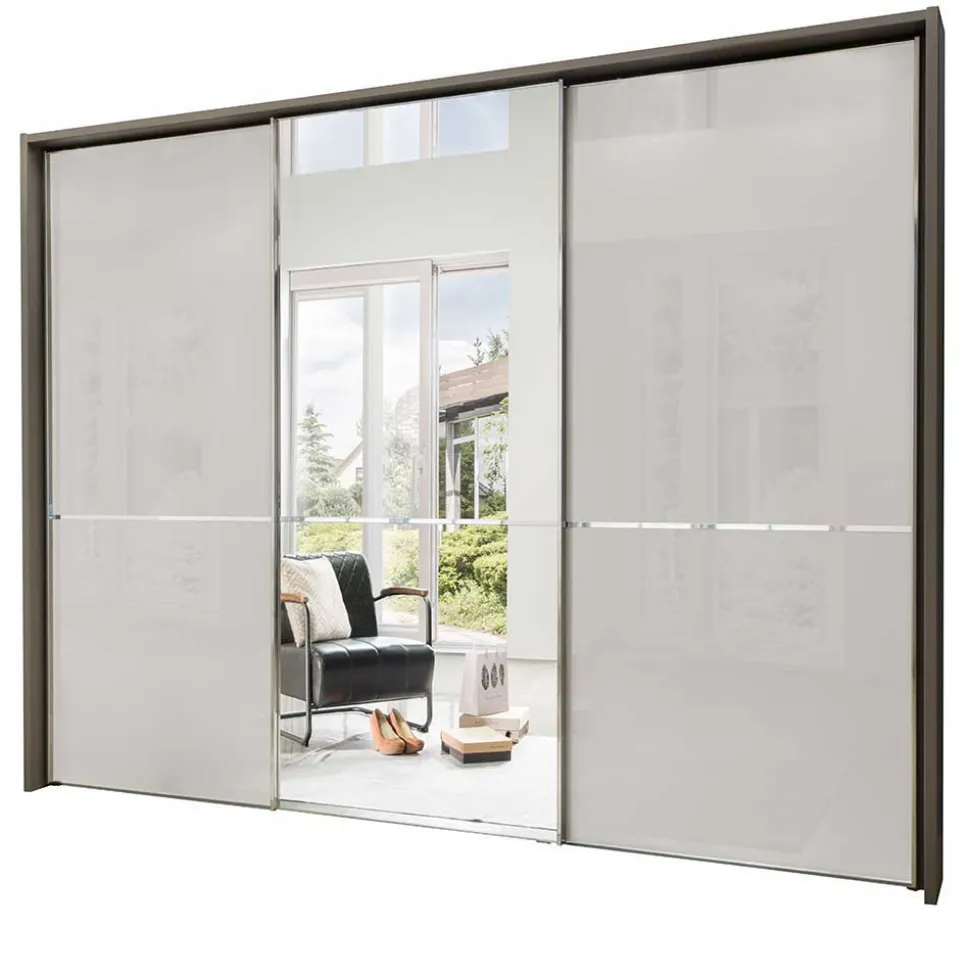 250cm Schlafzimmer Schrank 3-türig - Bassi