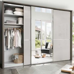 250cm Schlafzimmer Schrank 3-türig - Bassi