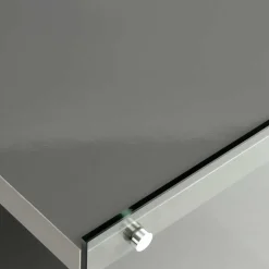 120cm TV Board in Hochglanz Grau - Verez