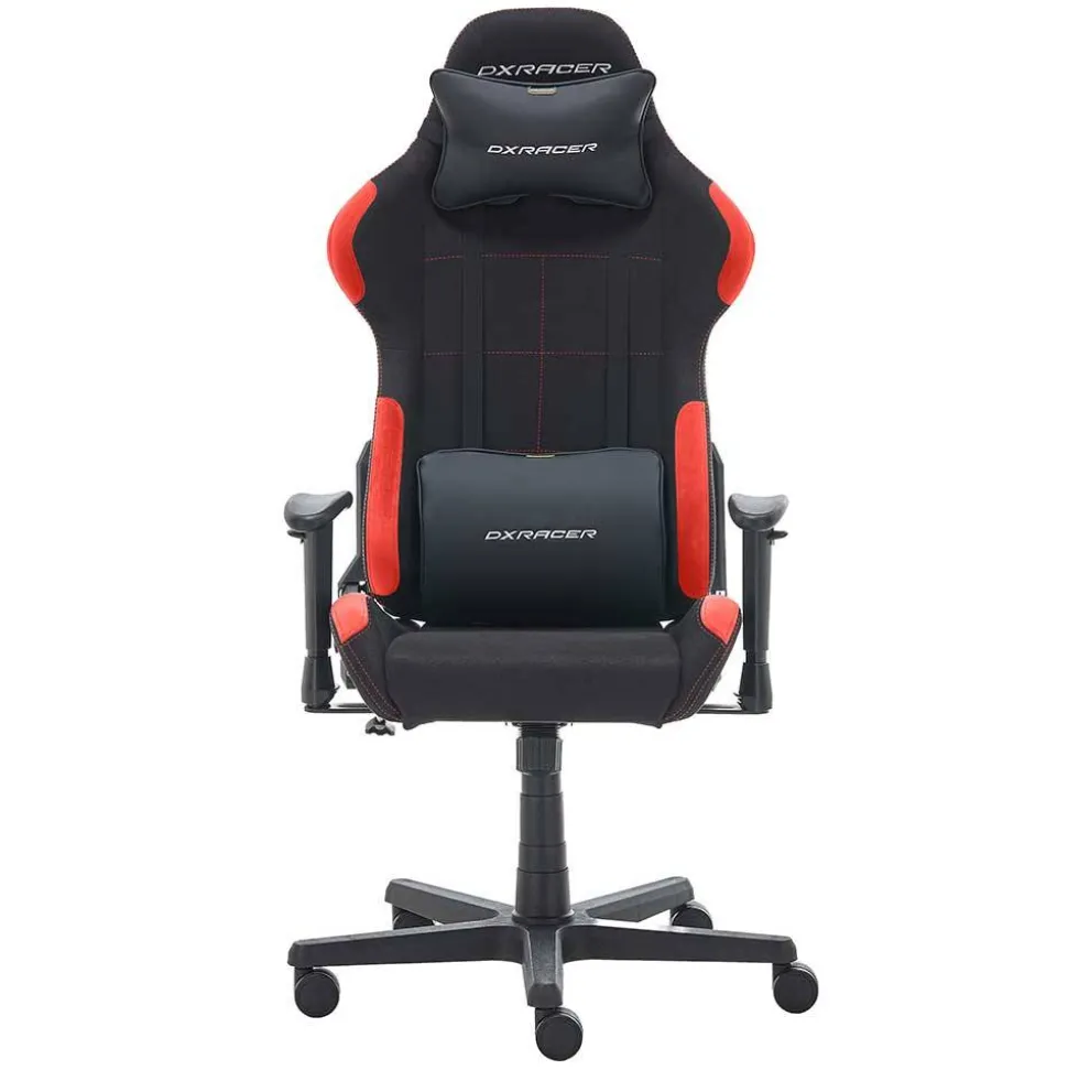 Computerstuhl für Gamer in Schwarz Rot - Gelvino