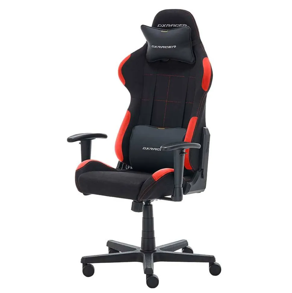 Computerstuhl für Gamer in Schwarz Rot - Gelvino