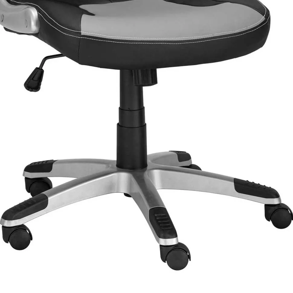 Computerstuhl in Schwarz mit Grau - Frunz