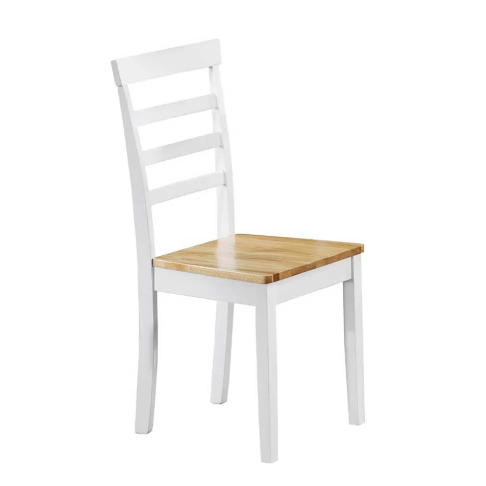 Conutry Kiefernholz Stühle zweifarbig - Hairos (2er Set)