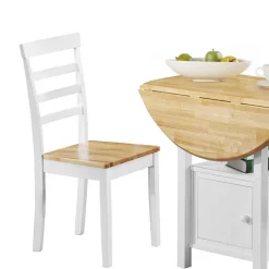 Conutry Kiefernholz Stühle zweifarbig - Hairos (2er Set)