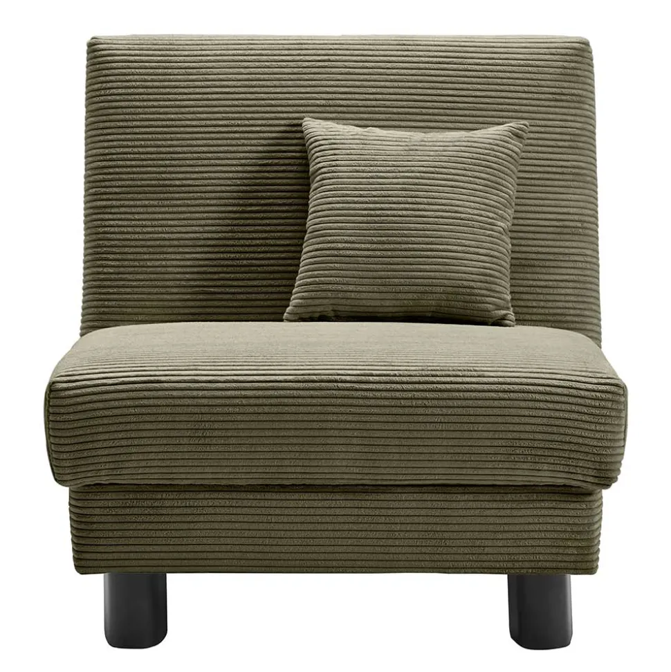 Cord Faltsessel in Grün - Bojan