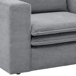 Cord Sessel in Anthrazit - Ruffos