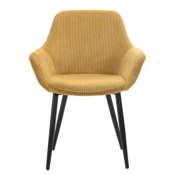 Cordstühle in Gold Gelb - Xaidon (2er Set)