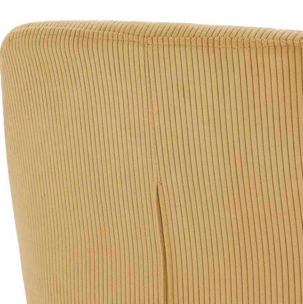 Cordstühle in Gold Gelb - Xaidon (2er Set)