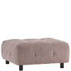 Couch Polsterhocker in Mauve Cord - Samorah