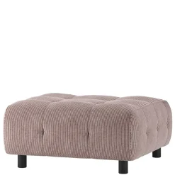 Couch Polsterhocker in Mauve Cord - Samorah